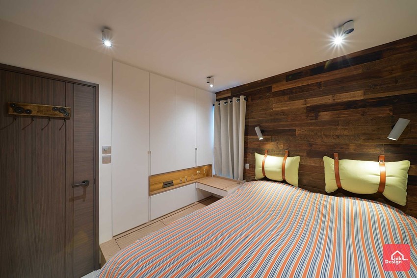 以衣柜代替间墙 增加房间实用空间