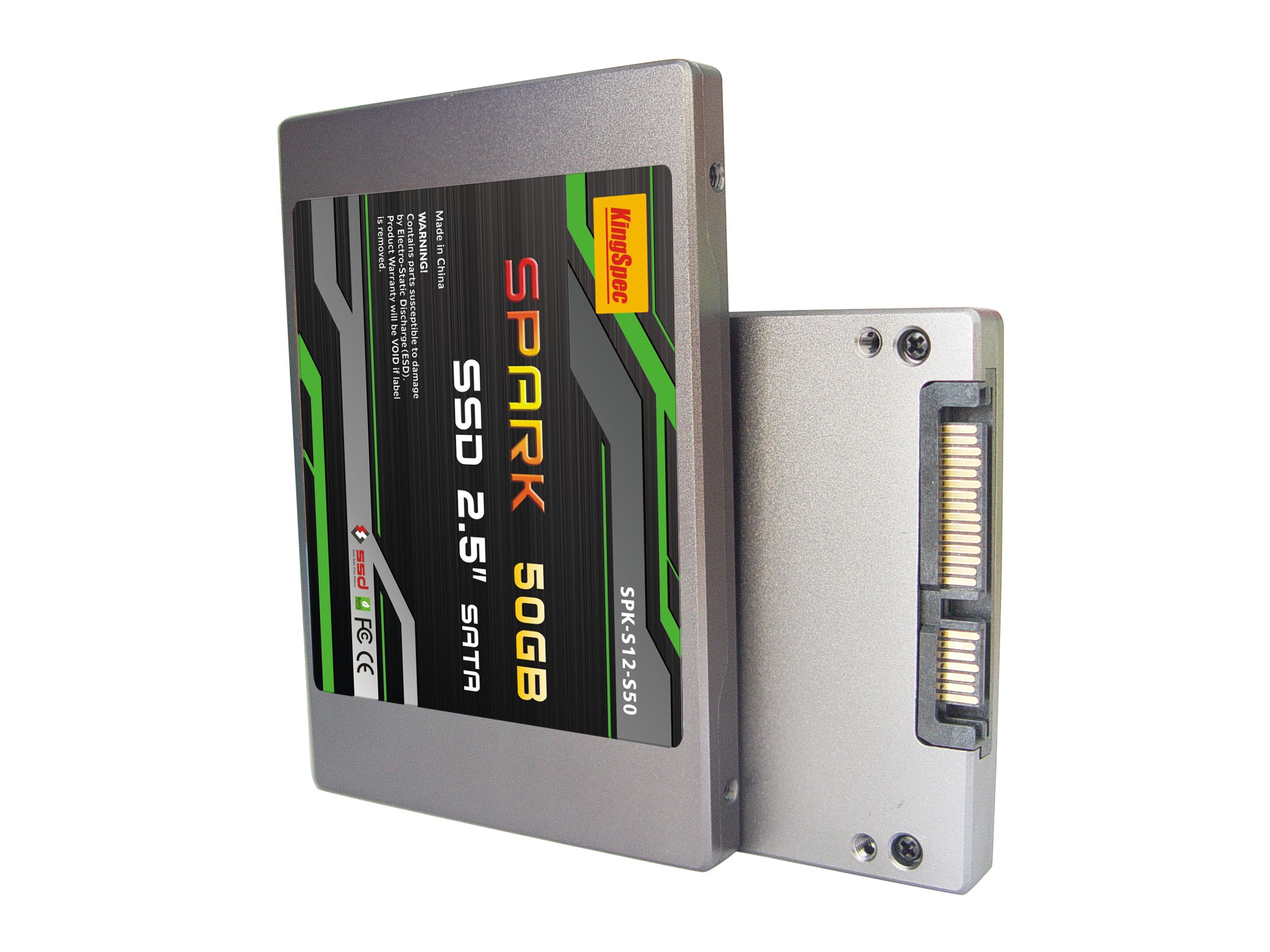 Kingspec 2.5-inch SATA SLC SSD 50GB (SPF-SF12-S50) 價錢、規格及用家意見 - 香港格價網 ...