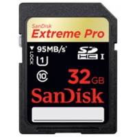 SanDisk Extreme Pro U1 C10 SDHC UHS-I Card 32GB [R:95 W:90]