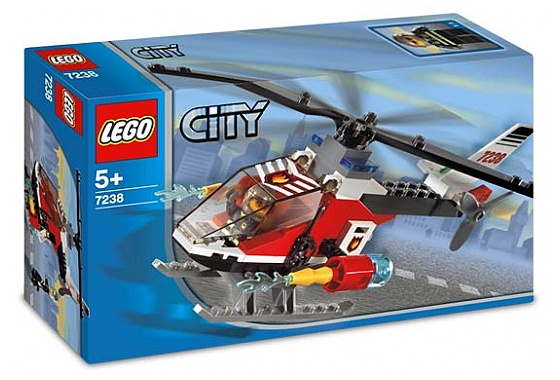 lego city fire helicopter (7238)