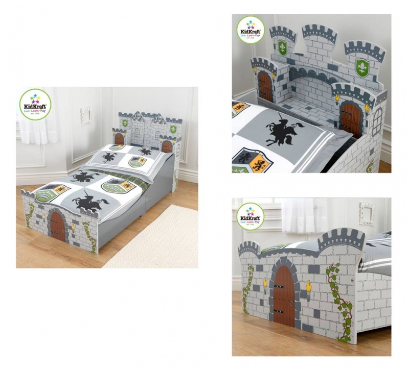 KidKraft Medieval Castle Toddler Bed 76263 價錢、規格及用家意見 香港格價網