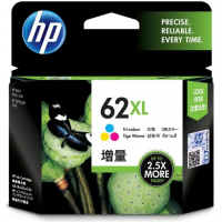 HP 62XL 高打印量三色原廠墨盒 (C2P07AA)
