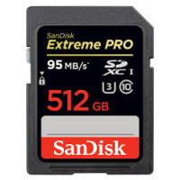 SanDisk Extreme PRO U3 C10 SDXC UHS-I Card 512GB [R:95 W:90]