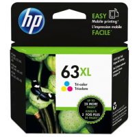 HP 63XL 高打印量三色原廠墨盒 (F6U63AA)