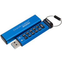 Kingston DataTraveler 2000 USB Flash Drive with Alphanumeric Keypad 16GB (DT2000/16GB)
