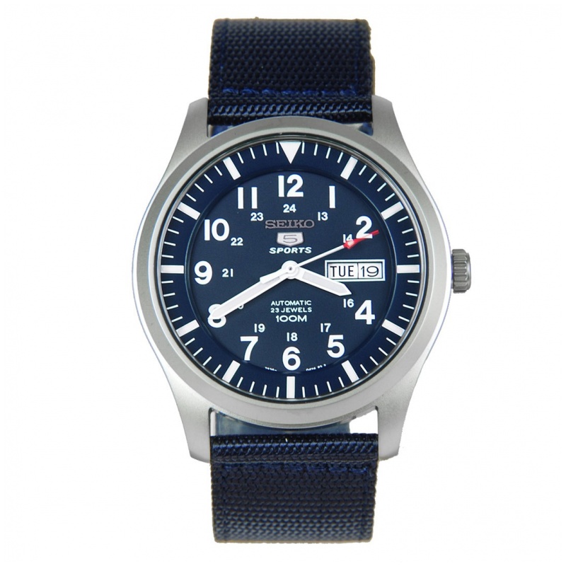Seiko SNZG11K1 Orologio Uomo Automatico – Sportivo, 10 Bar, Cassa In Acciaio, Vetro Minerale