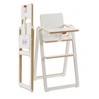 SUPAflat 超薄可摺疊木餐桌椅 – 白色 SF-88-000002