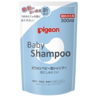 Pigeon Baby Shampoo 嬰兒防澀眼泡泡洗髮露 300ml (補充裝)