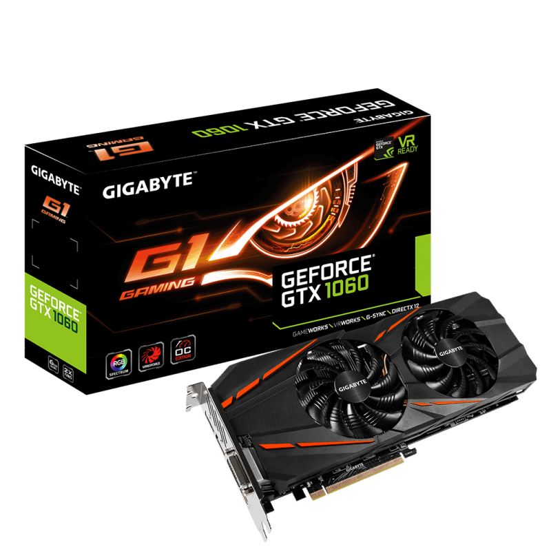 Gigabyte GeForce GTX1060 G1 Gaming 6G (GVN1060G1 GAMING6GD) 價錢、規格及用家