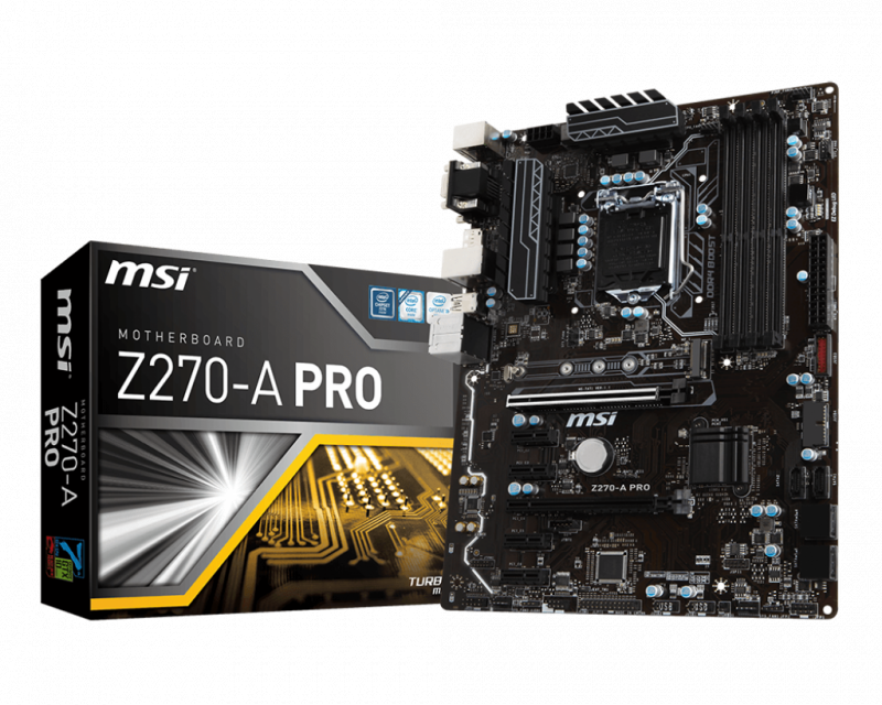 MSI Z270A PRO (DDR4) 價錢、規格及用家意見 香港格價網