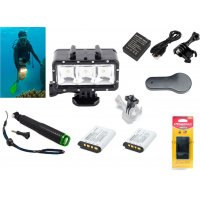 Pisen 品勝 12 in 1 Dive Set FOR SONY HDR-AS50R、HDR-AS50、X1000V、X1000VR、FDR-X3000 4K、HDR-AS300 ACTION CAMERA