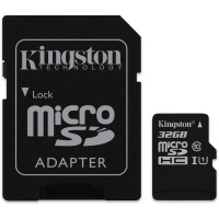 Kingston SDC10G2 32GB with SD Adapter (Class 10)
