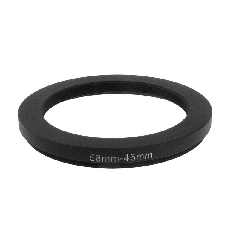 Uxcell 58mm-46mm 58mm To 46mm Black Ring Adapter For