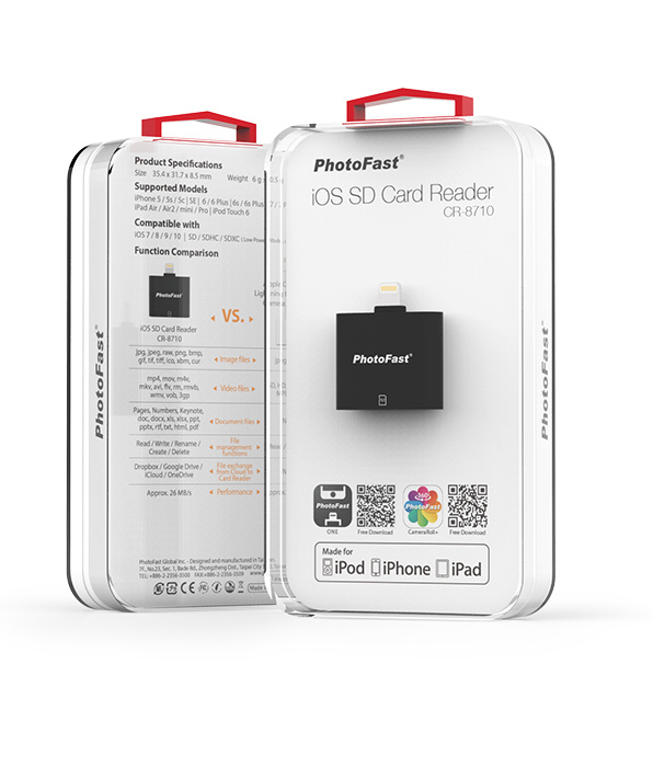 PhotoFast CR8710 iOS SD Card Reader 價錢、規格及用家意見 香港格價網