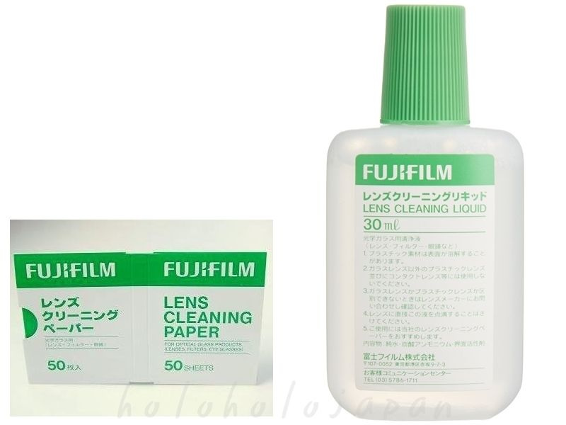 Fujifilm Lens Cleaning Paper 50sheets / Lens Cleaning Liquid 30ml SET