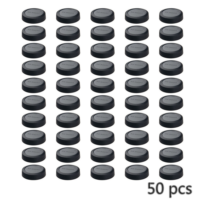 FOCUS 50 pcs Rear Lens Cap Cover For Fujifilm Fuji FX X Mount Camera