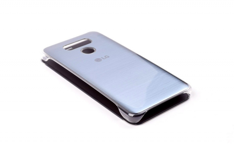 Custodia LG G6 Quick Cover Folio Ufficiale CFV-300 - Nero, Antigraffio