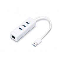 TP-Link UE330 USB 3.0 to Giga Adapter w/3xUSB port