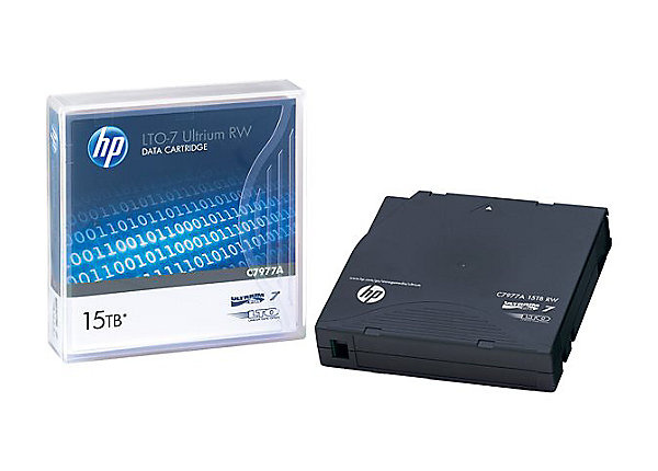 HP LTO7 Ultrium 15TB Rewritable Data Cartridge (C7977A)