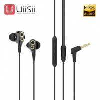 UiiSii 雙動圈搭配動鐵混和單體入耳式線控耳機 BA-T8S