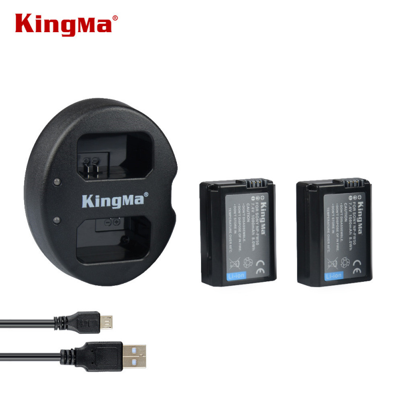 KINGMA 兩電雙充 Two Battery + USB Dual Charger for SONY NPFW50 價錢、規格及用家意見