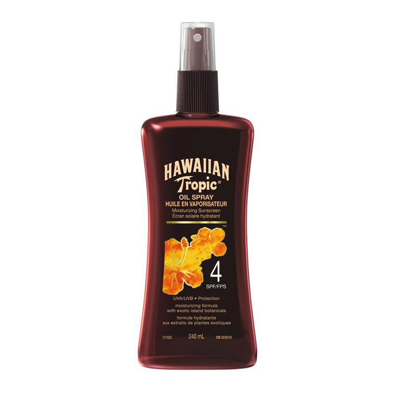 Hawaiian Tropic Tanning Oil SPF 4 240ml 價錢、規格及用家意見 香港格價網