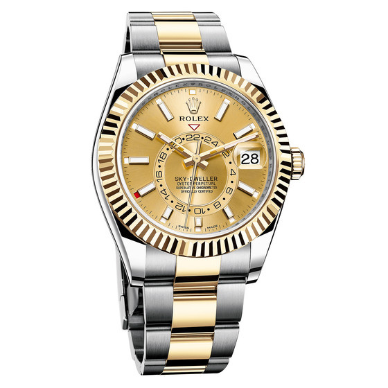rolex 326933 金钢 香槟色表面
