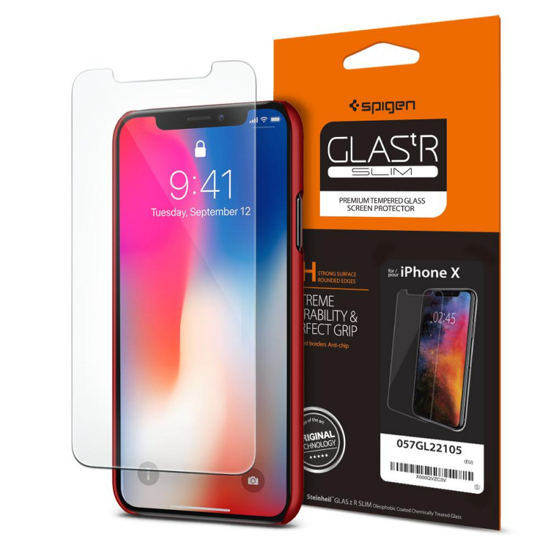 Spigen iPhone X Screen Protector GLAS 