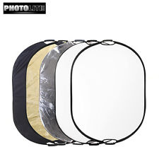 Photolite 150 x 200cm Oval 5 in 1 Portable Collapsible Reflector With
