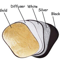 Photolite 120 x 180cm Oval 5 in 1 Portable Collapsible Reflector 橢圓五色