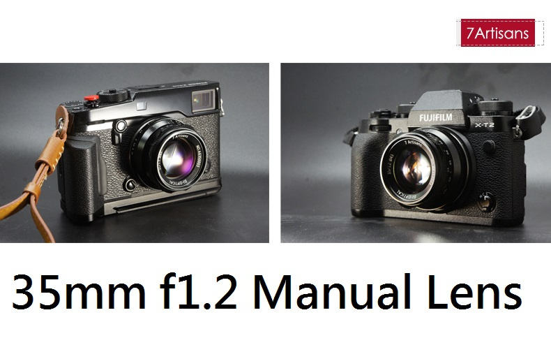 7artisans 35mm F1.2 Mark II Manual Focus Fixed Lens for Fuji X-Mount X-A1 X-A10 X-A2 X-A3 X-A5 X-A7 X-T1 X-T10 X-T2 X-T20 X-T3 X-T30 X-PR01 X-PR02 X-E1 X-E2 X-E2S X-E3 