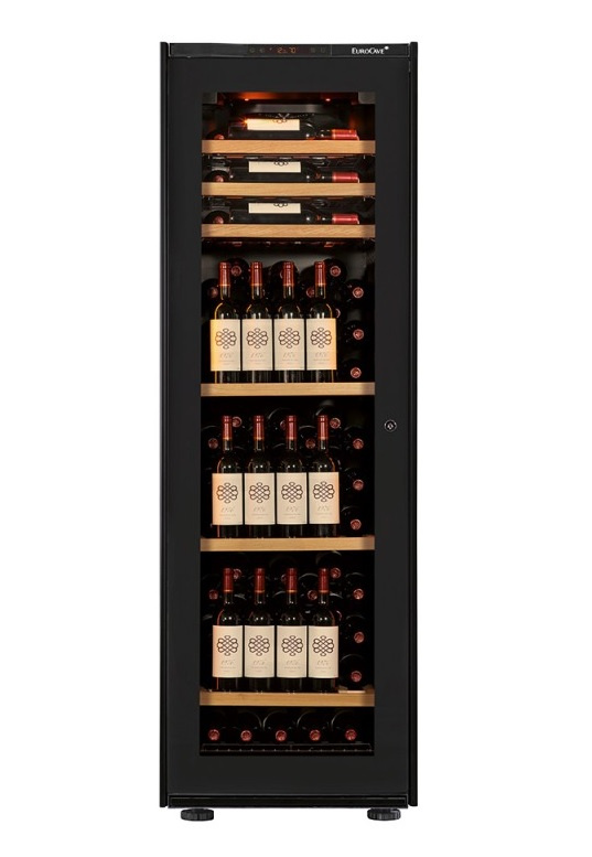 Eurocave 88瓶 Inspiration Range 玻璃門單溫嵌入式紅酒櫃 (3 Sliding & 3 Wooden Shelves, Full Glass Door) V