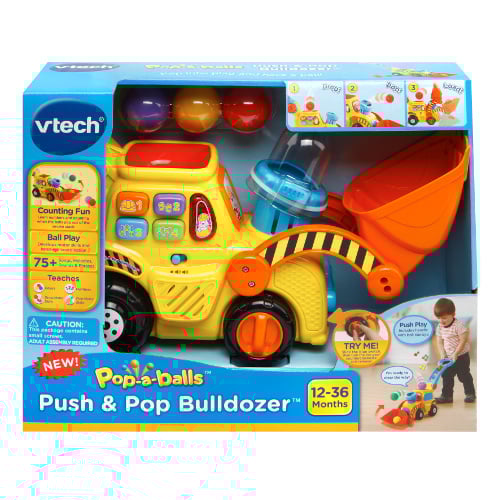 Vtech Pop-a-Balls Push \u0026 Pop Bulldozer 