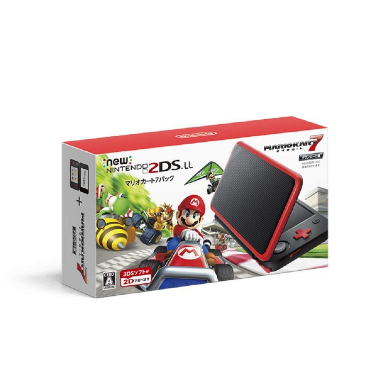 Nintendo New 2ds Ll 紅黑日版主機mario Kart 7 Pack 價錢 規格及用家意見 香港格價網price Com Hk