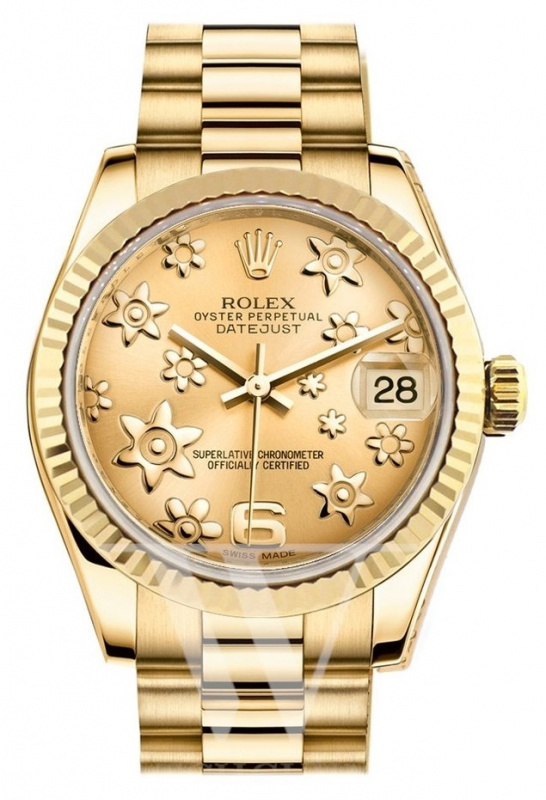 Rolex 178278-Champagne Floral 價錢、規格及用家意見 - 香港格價網 Price.com.hk