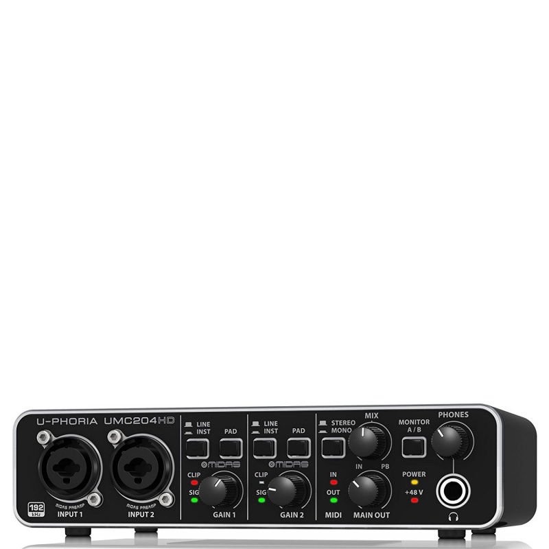 behringer UMC204HD audio Interface sound card 錄音聲卡 價錢、規格及用家意見 香港格價網