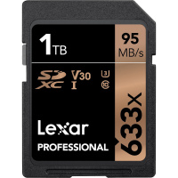Lexar Professional 633X SDXC 1TB [R:95 W:70]