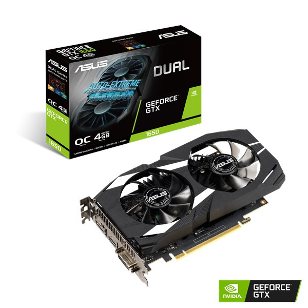 ASUS Dual GeForce GTX1650 OC 版4GB GDDR5 (DUAL-GTX1650-O4G) 價錢、規格及用家意見-  香港格價網Price.com.hk