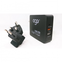 EGO (加強版)Type-C PD 3 port 旅行充電器 (70W)