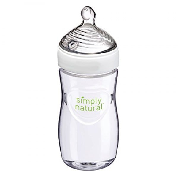 nuk simply natural glass bottle
