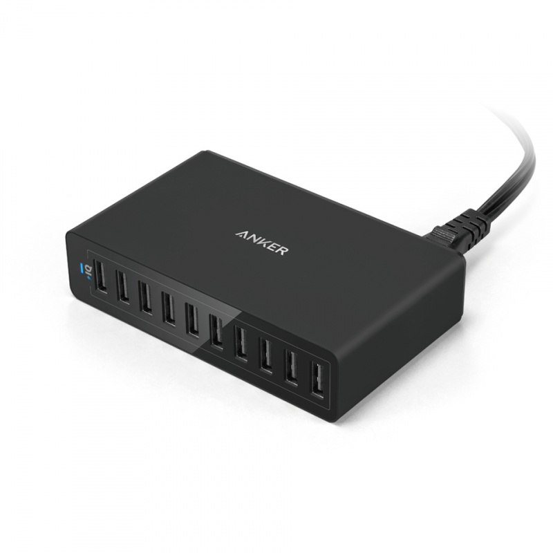 Anker PowerPort 10 60W 10 Port USB Wall Charger 價錢、規格及用家意見 香港格價網