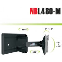 NB L480M鋁合金電視機掛牆架