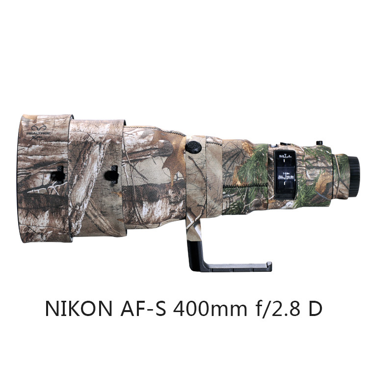 Housse Protection Camouflage Objectif Nikon AF-S 400mm F/2.8 G ED VR - Imperméable Avec 1.4X TC