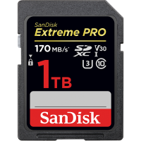 SanDisk Extreme PRO V30 U3 C10 SDXC UHS-I Card 1TB [R:170 W:90]