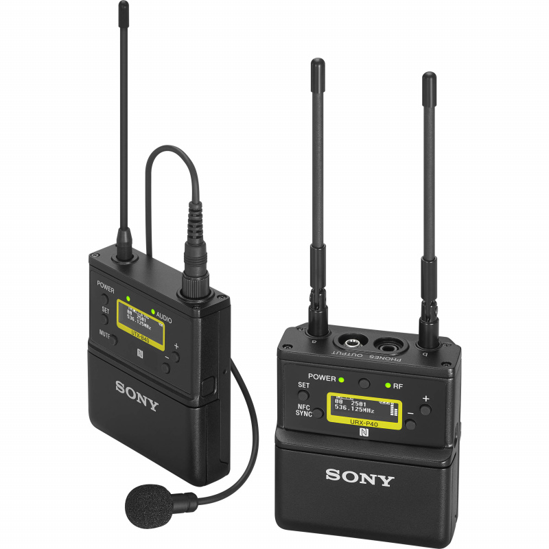 sony uwp-d bodypack wireless microphone package uwp-d21