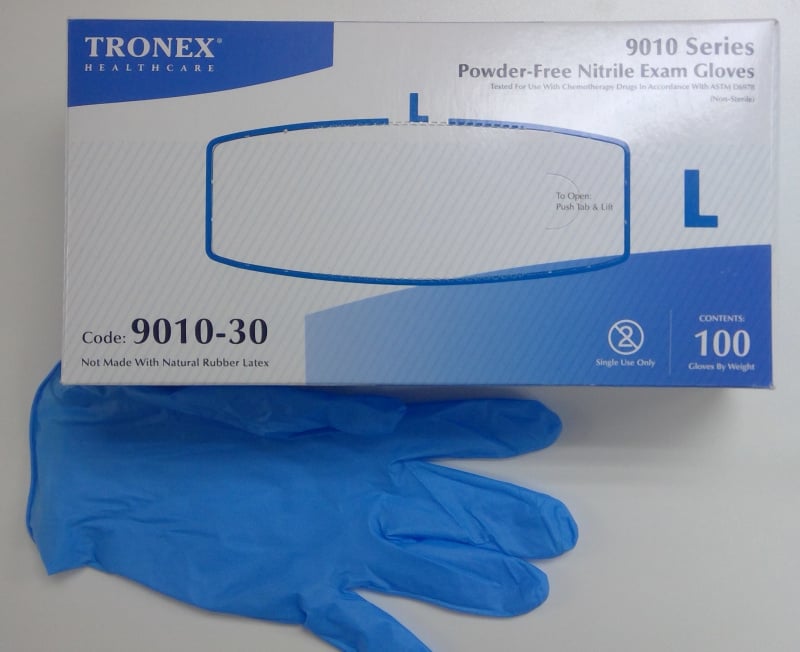 Tronex 9010 Series PowderFree Nitrile Exam Gloves 無粉丁晴手套 (100 Gloves