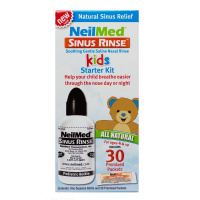 NeilMed Sinus Rinse Kids 兒童洗鼻套裝+洗鼻鹽包 30包 (4歲以上兒童)