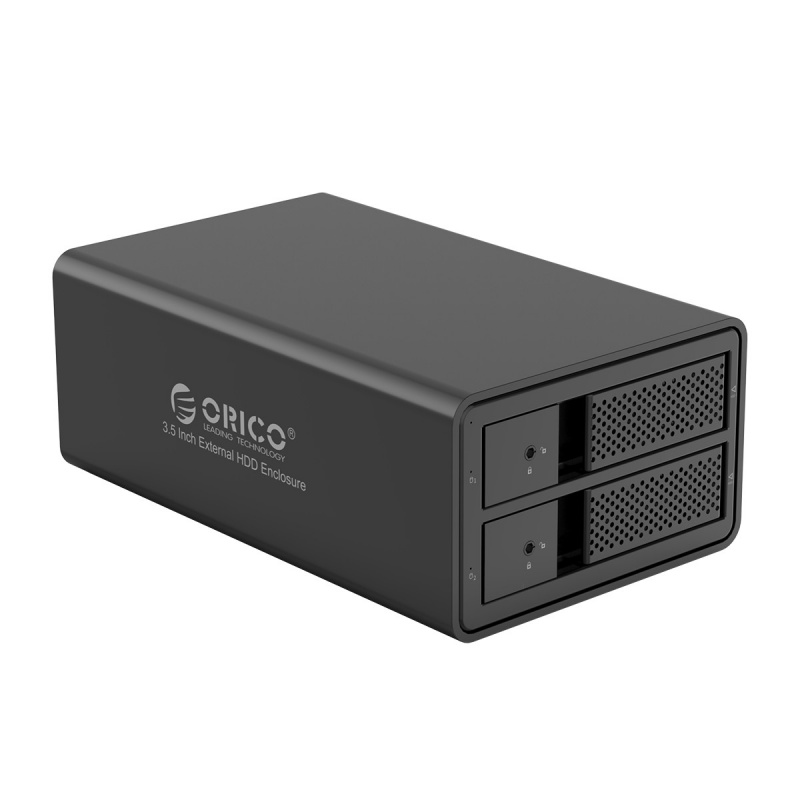 Orico Aluminum 2 Bay 3.5吋 External Hard Drive HDD Enclosure With RAID (Support 32TB HDD) 外置硬碟盒