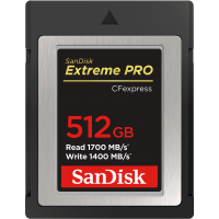 SanDisk Extreme PRO CFexpress Card Type-B 512GB [R:1700 W:1400]