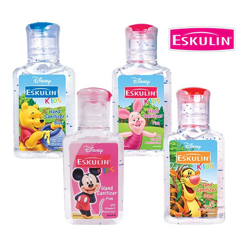 Eskulin Kids Hand Sanitizer Disney 迪士尼小童消毒酒精搓手液 50ml 價錢、規格及用家意見 香港格價網